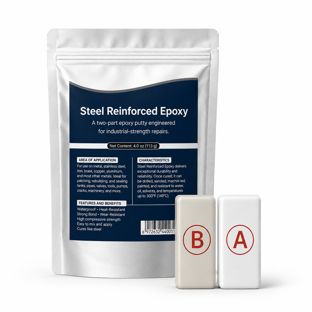💥SAVE 50% NOW🏠Steel Reinforced Epoxy Repair Putty — Universal Glue for Metal, Wood, Plastic