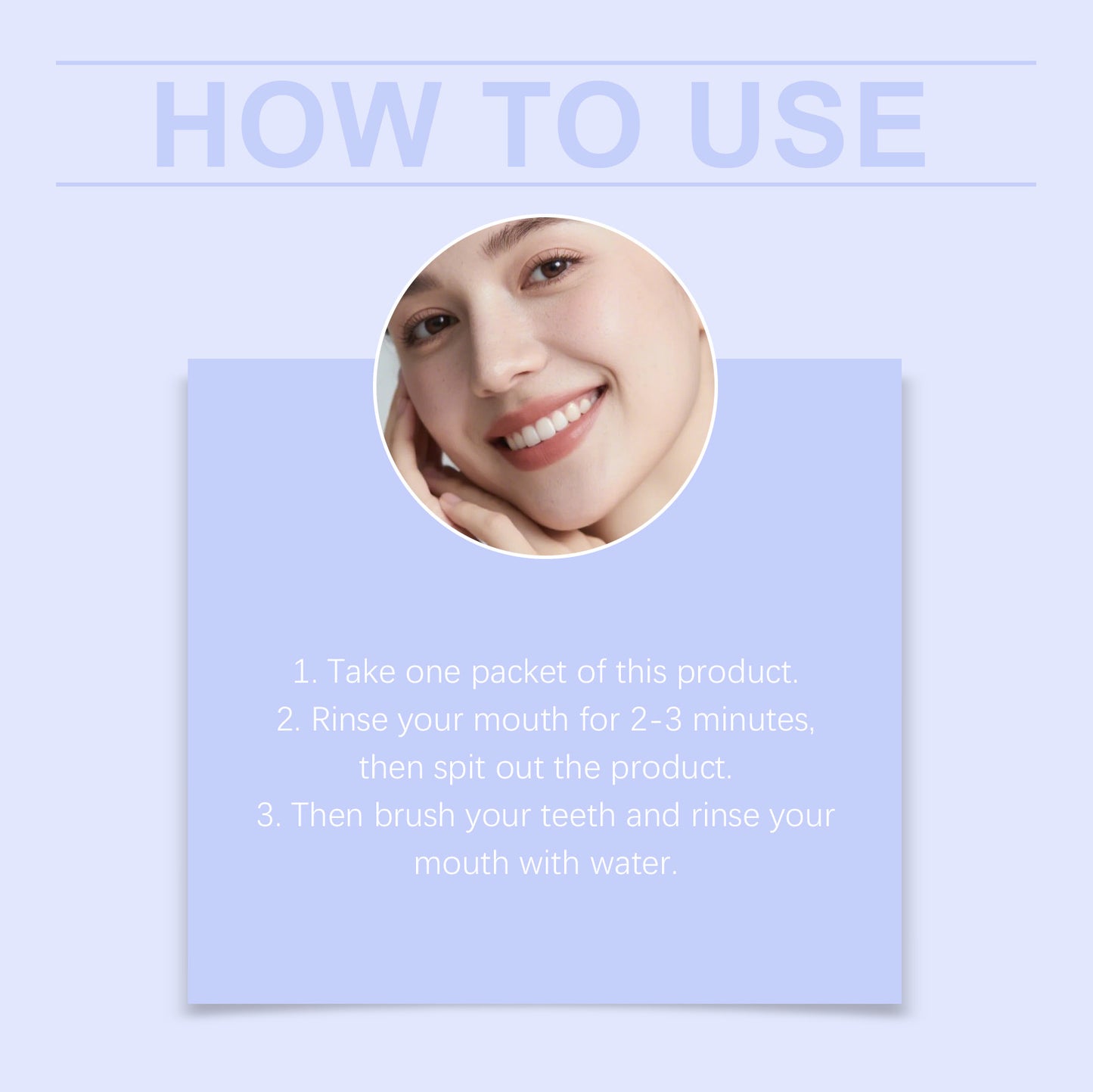 Purple Mouthwash Sachets for Brighter Smile & Fresh Breath