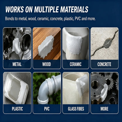 💥SAVE 50% NOW🏠Steel Reinforced Epoxy Repair Putty — Universal Glue for Metal, Wood, Plastic