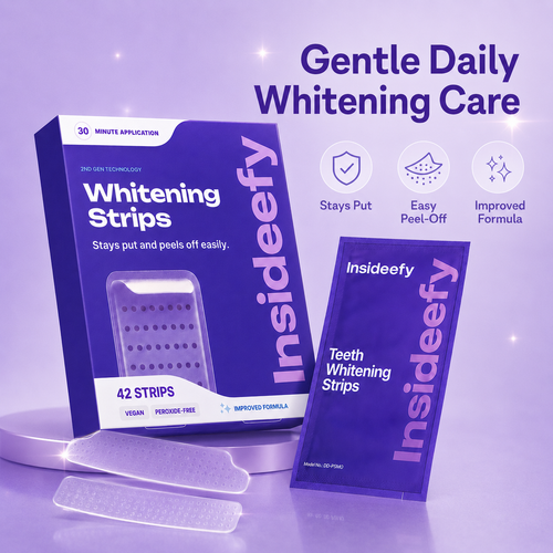 Purple Whitening Strips for a Brighter, Whiter Smile