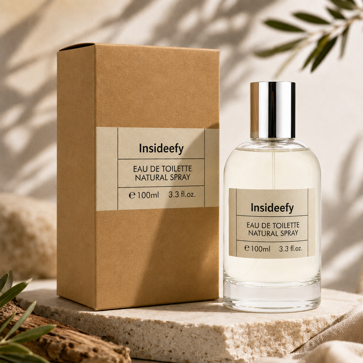 Insideefy Spray Perfume Eau de Toilette for Men & Women 100ml - Unisex Fragrance