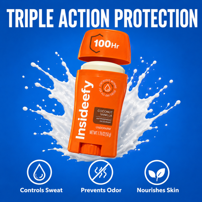 Insideefy 100Hr Antiperspirant Deodorant – Coconut Vanilla