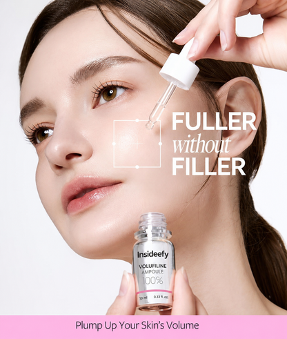 Insideefy 100% Volufiline Ampoule – Natural Skin Plumping Serum for Fuller, Firmer & Youthful-Looking Skin