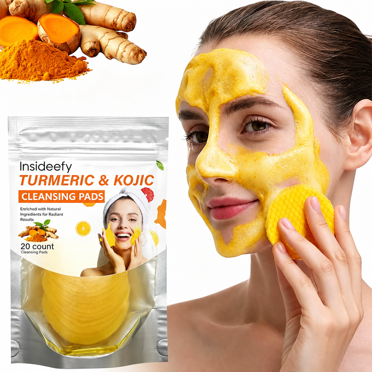 Nexisify Turmeric Kojic Acid Cleansing Pads